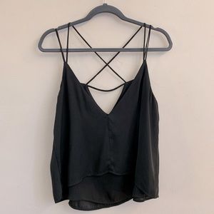 Black blouse tank top
